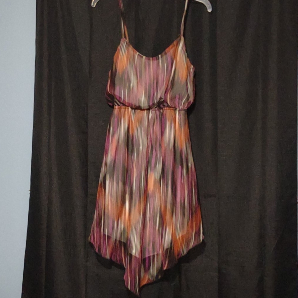 Ruby Rox purple orange black dress